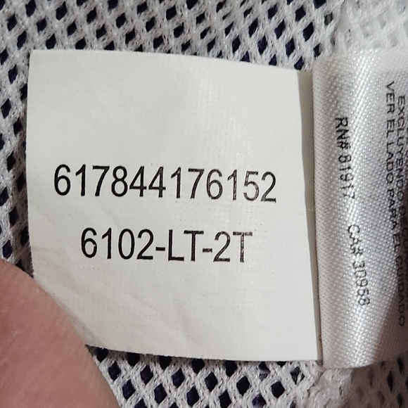 Nike LSU Windbreaker Jacket And Pants Purple & Yellow Kids 2T - Picture 12 of 12